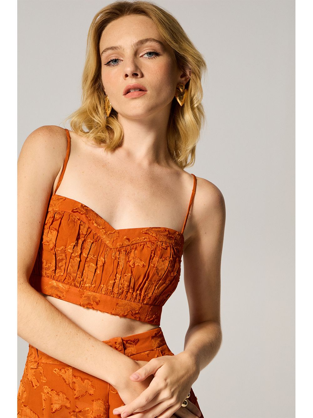 By NV — Top Rubia - Laranja Sunset