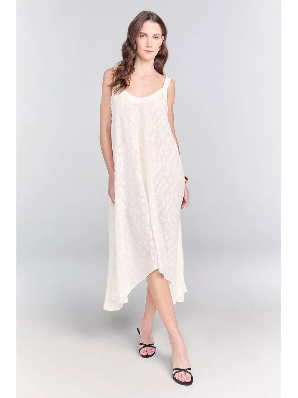 By NV — Vestido Midi Isis - Off White