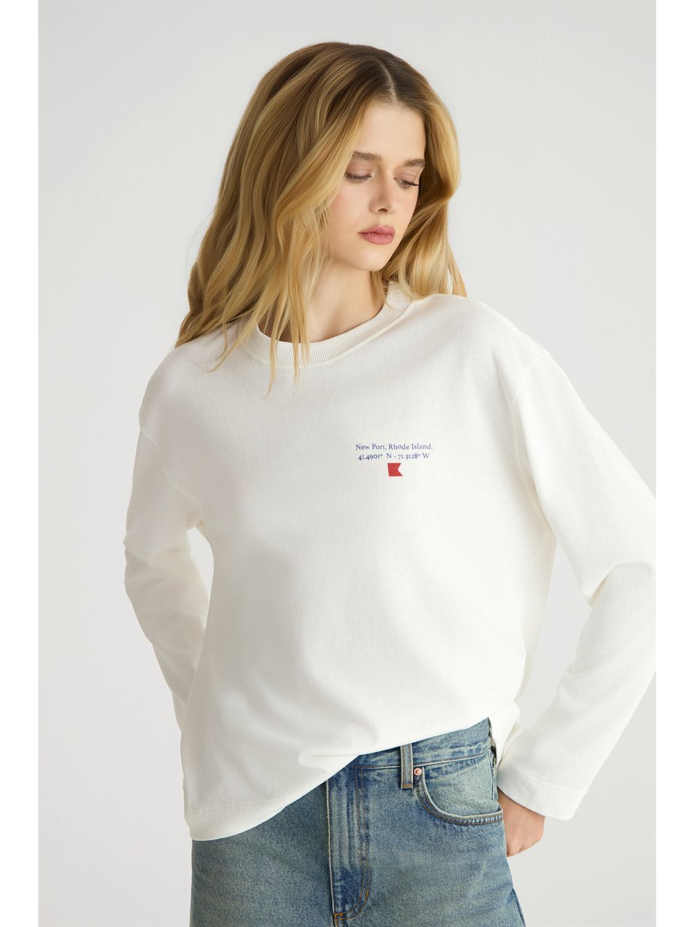 By NV — T-Shirt Nautique Code - Off White