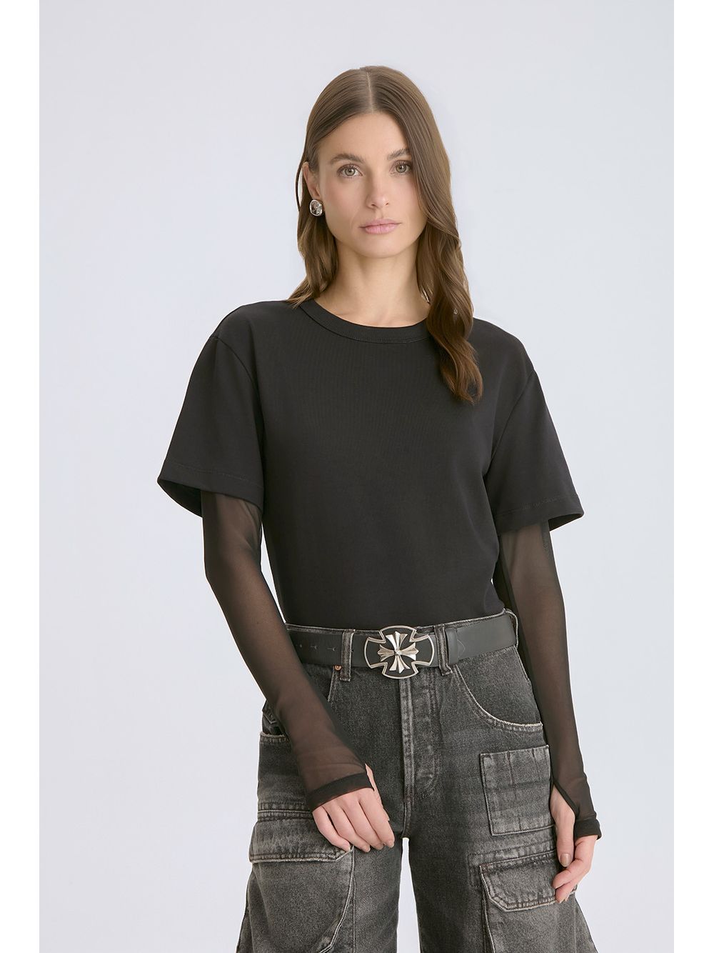 By NV — T-Shirt Tule Malu - Preto
