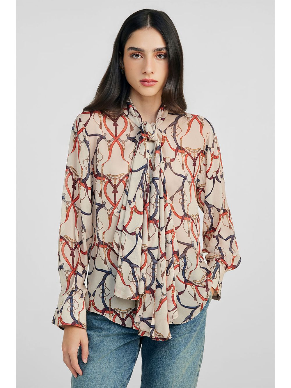By NV — Camisa Clara - Est Loop Bege