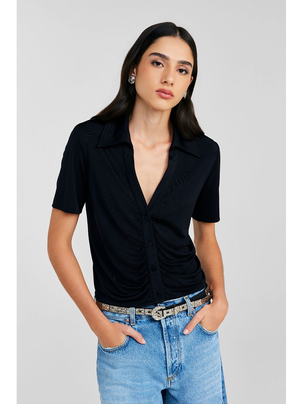 By NV — Camisa Tamires - Preto